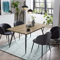 Moderner Esstisch mit vier Stühlen - Rusanno (fünfteilig)