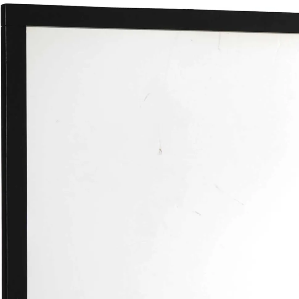 Moderner Hängespiegel in Schwarz - Geskan