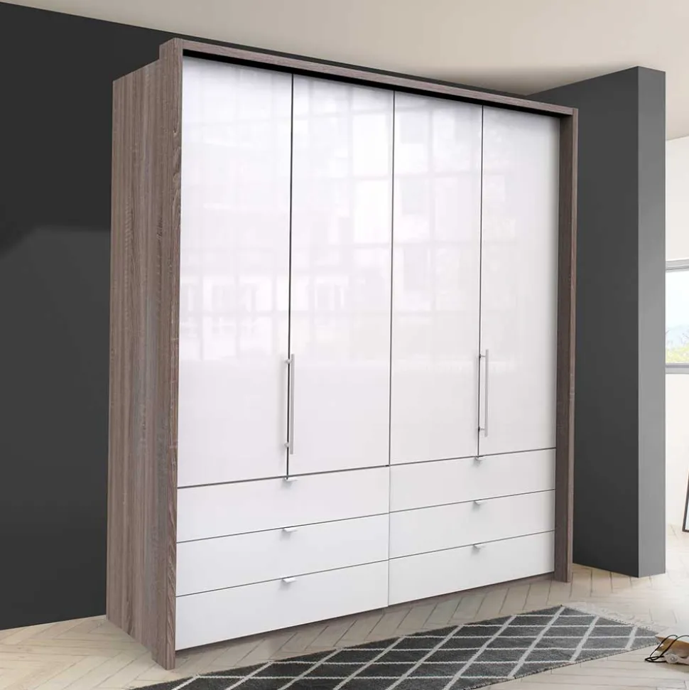 Moderner Kombi Schlafzimmerschrank 58 cm tief - Empresian