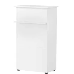 Moderner Office Tresen in Weiß - Afrina