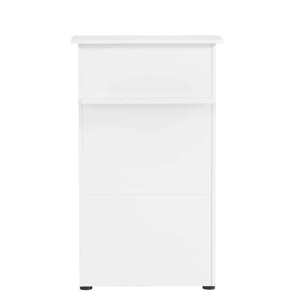 Moderner Office Tresen in Weiß - Afrina