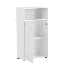 Moderner Office Tresen in Weiß - Afrina