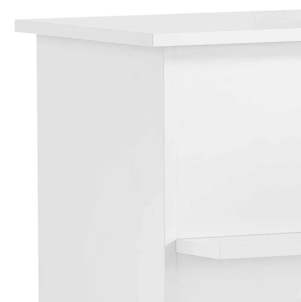 Moderner Office Tresen in Weiß - Afrina