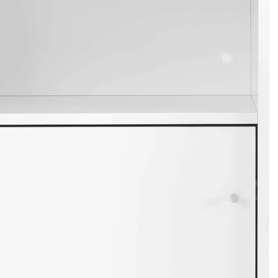 Moderner Office Tresen in Weiß - Afrina