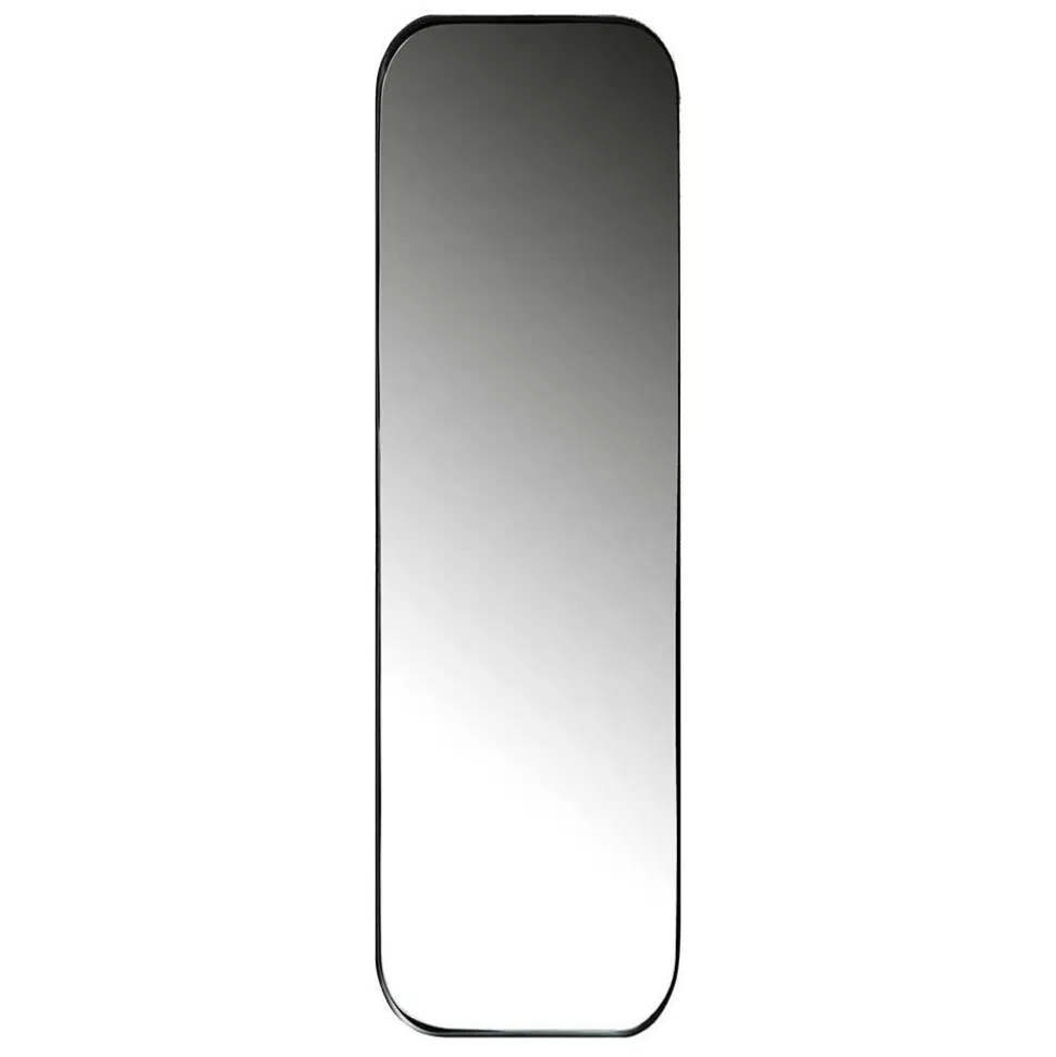 Moderner Oval Spiegel in Schwarz - Locila