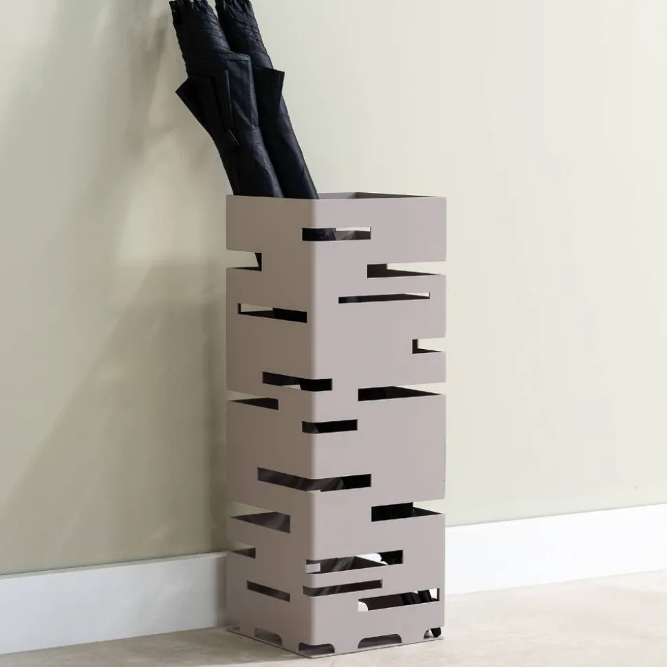 Moderner Schirmständer in Taupe - Viman