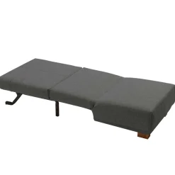 Moderner Schlafsessel in Dunkelgrau & Eiche - Amare