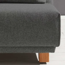 Moderner Schlafsessel in Dunkelgrau & Eiche - Amare