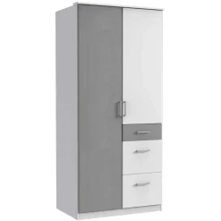 Moderner Schlafzimmerschrank zweifarbig - Karimos