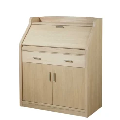 Moderner Schreibschrank mit Furnier Eiche - Twinn