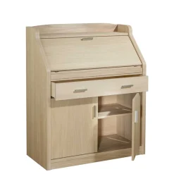 Moderner Schreibschrank mit Furnier Eiche - Twinn