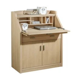 Moderner Schreibschrank mit Furnier Eiche - Twinn