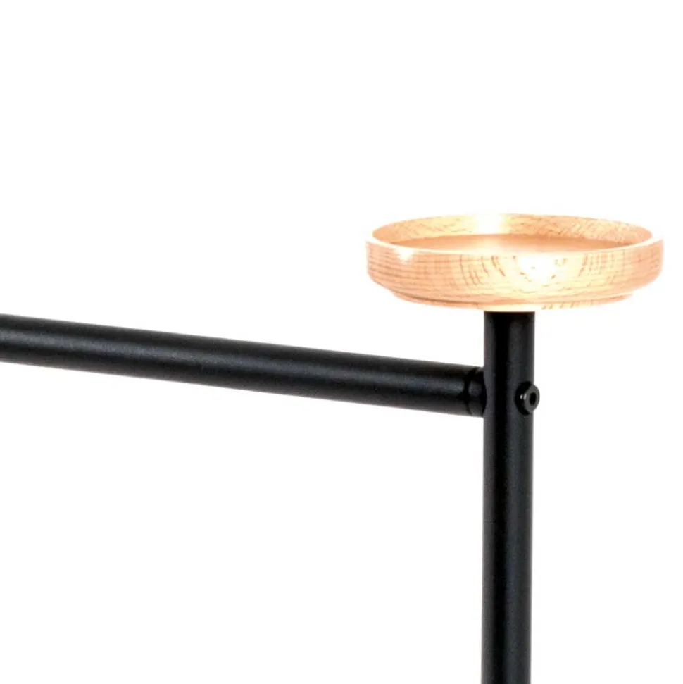 Moderner Skandi Herrendiener in Schwarz & Buche - Lucan