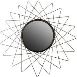 Moderner Spiegel in Altgold Metallrahmen - Emrany