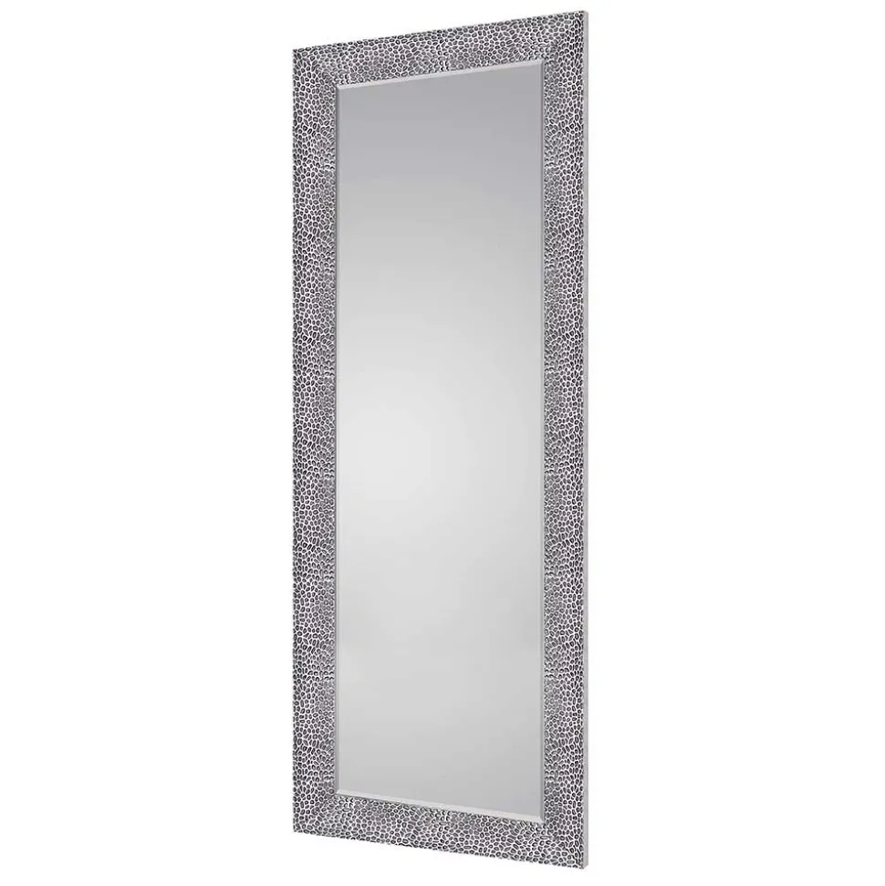 Moderner Spiegel in Schwarz Silber - Tyrcio