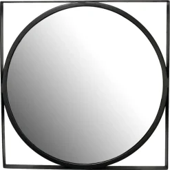 Moderner Spiegel mit Metallrahmen - Champagne