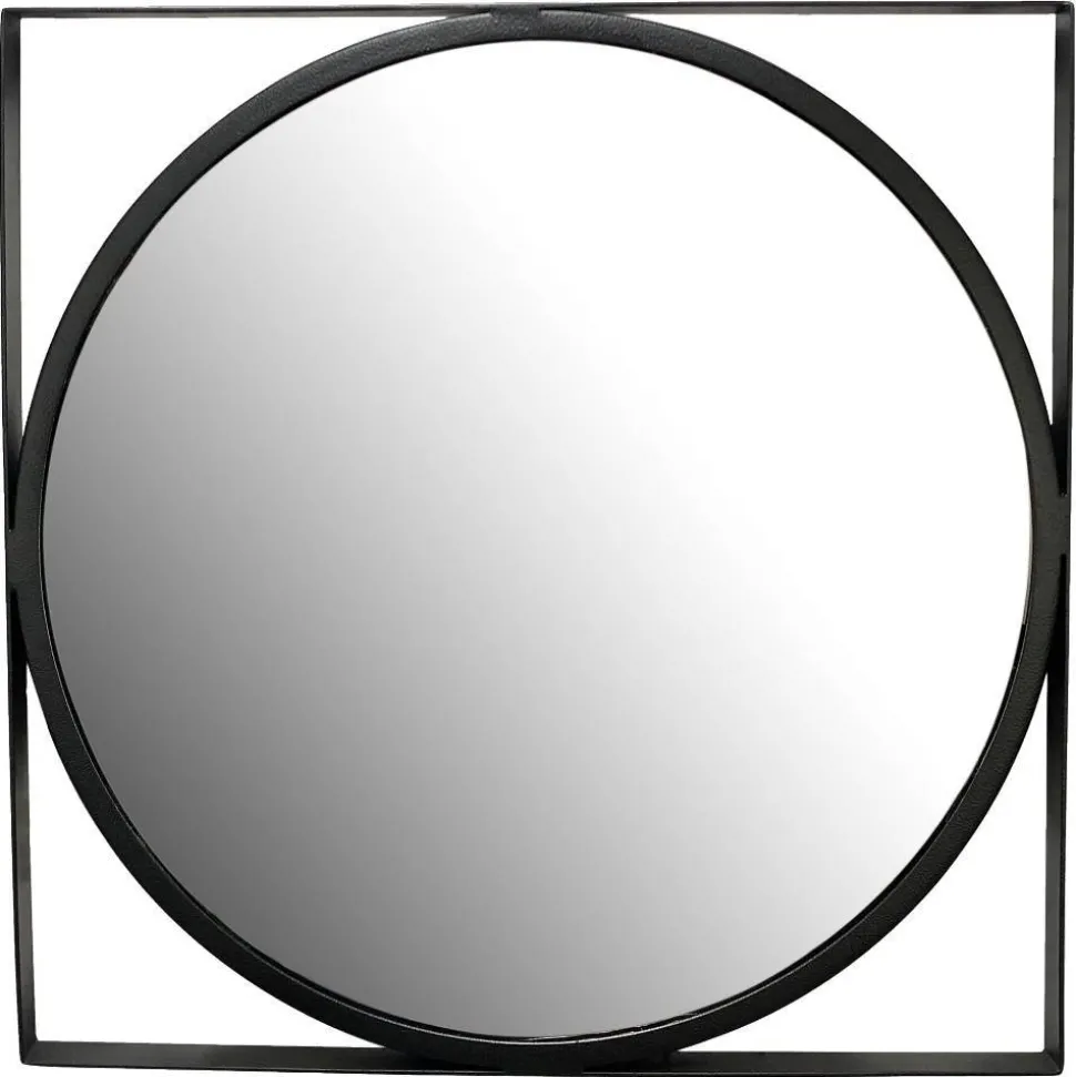 Moderner Spiegel mit Metallrahmen - Champagne