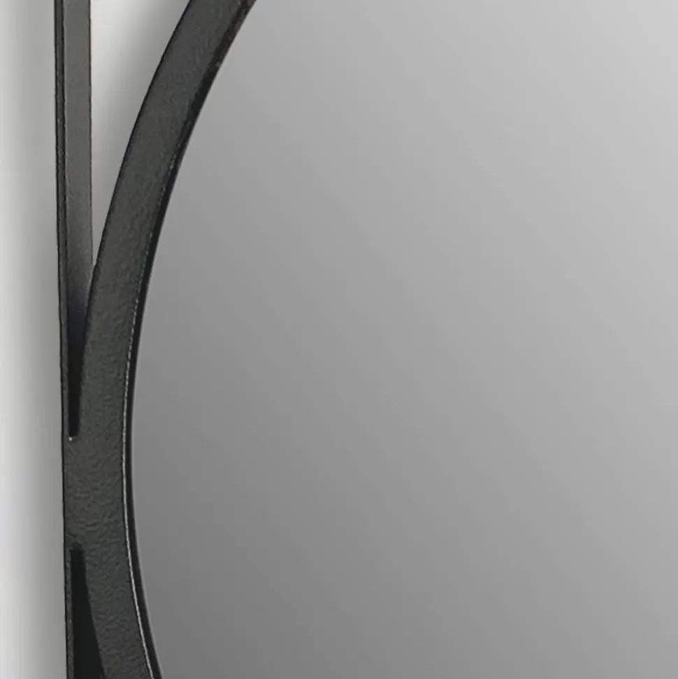 Moderner Spiegel mit Metallrahmen - Champagne