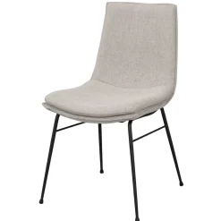 Moderner Stoffstuhl in Grau - Sanctarin (2er Set)