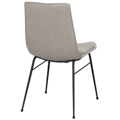 Moderner Stoffstuhl in Grau - Sanctarin (2er Set)