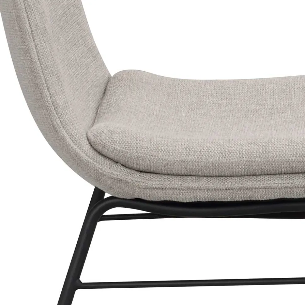 Moderner Stoffstuhl in Grau - Sanctarin (2er Set)