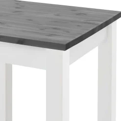 Moderner Tresentisch in Grau und Weiß - Mantryna