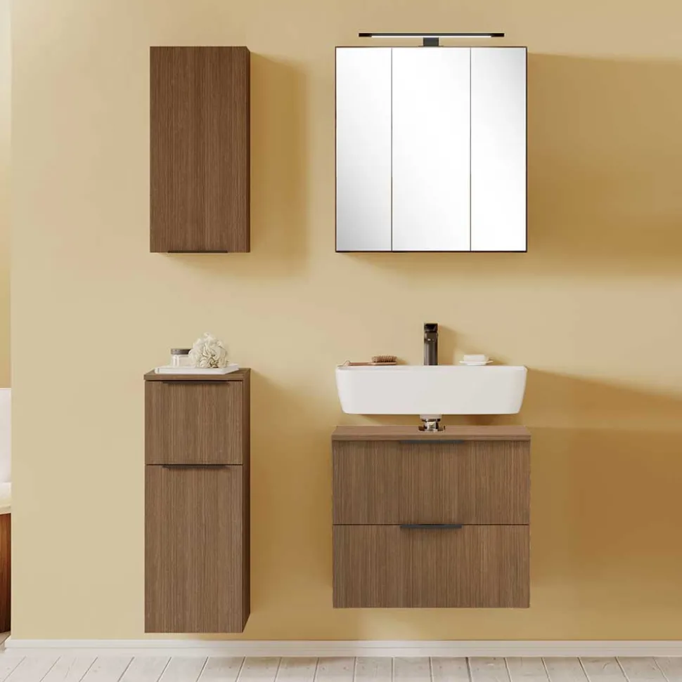 Modernes Badezimmer - Möbelset - Ucaida (vierteilig)