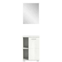 Modernes Garderobenmöbel in Weiß - Rugova (zweiteilig)