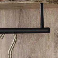 Modernes Garderobenpaneel mit Hutboden & Stange - Baiamare