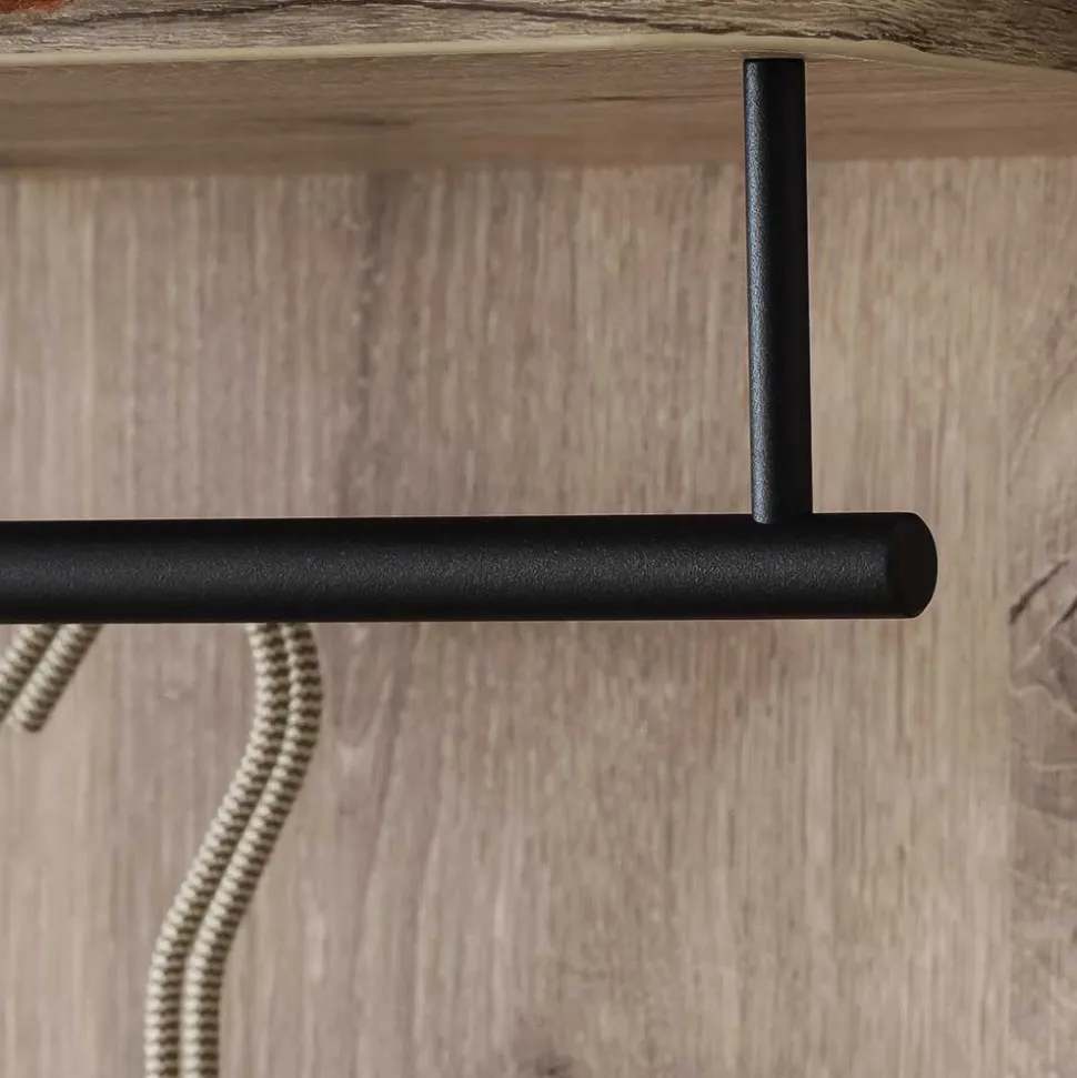 Modernes Garderobenpaneel mit Hutboden & Stange - Baiamare