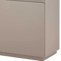 Modernes Highboard in Taupe & Akazie - Anja
