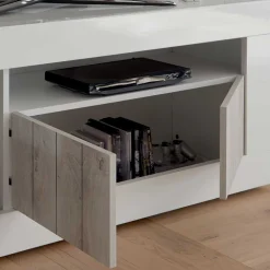 Modernes TV Lowboard mit Fach & 3 Türen - Merenda