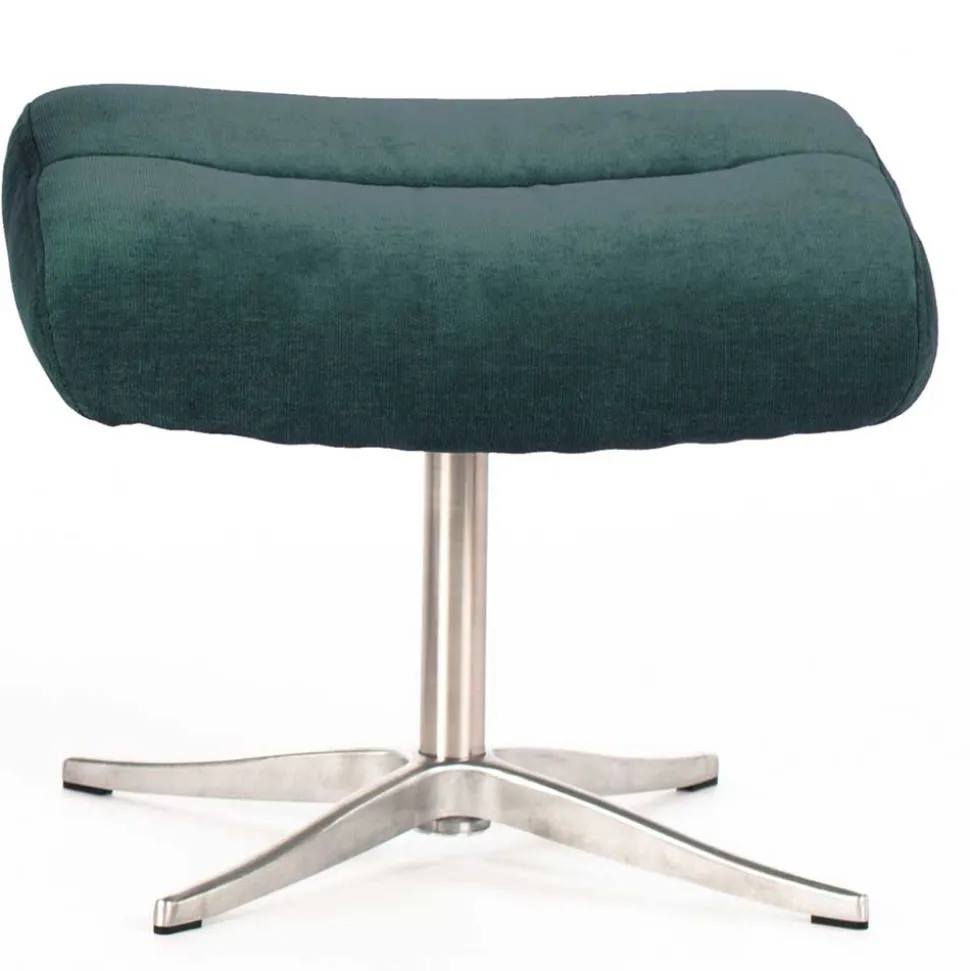 Modernes TV Sessel Set mit Fußhocker - Trapani (zweiteilig)