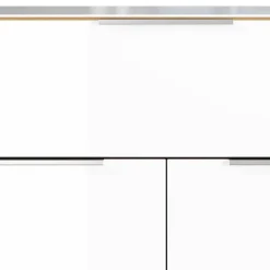 Modernes Vertiko in Weiß & Wildeiche - Duclia