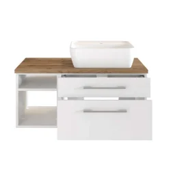 Modernes Waschbecken mit Schrank & Regal - Enwicos