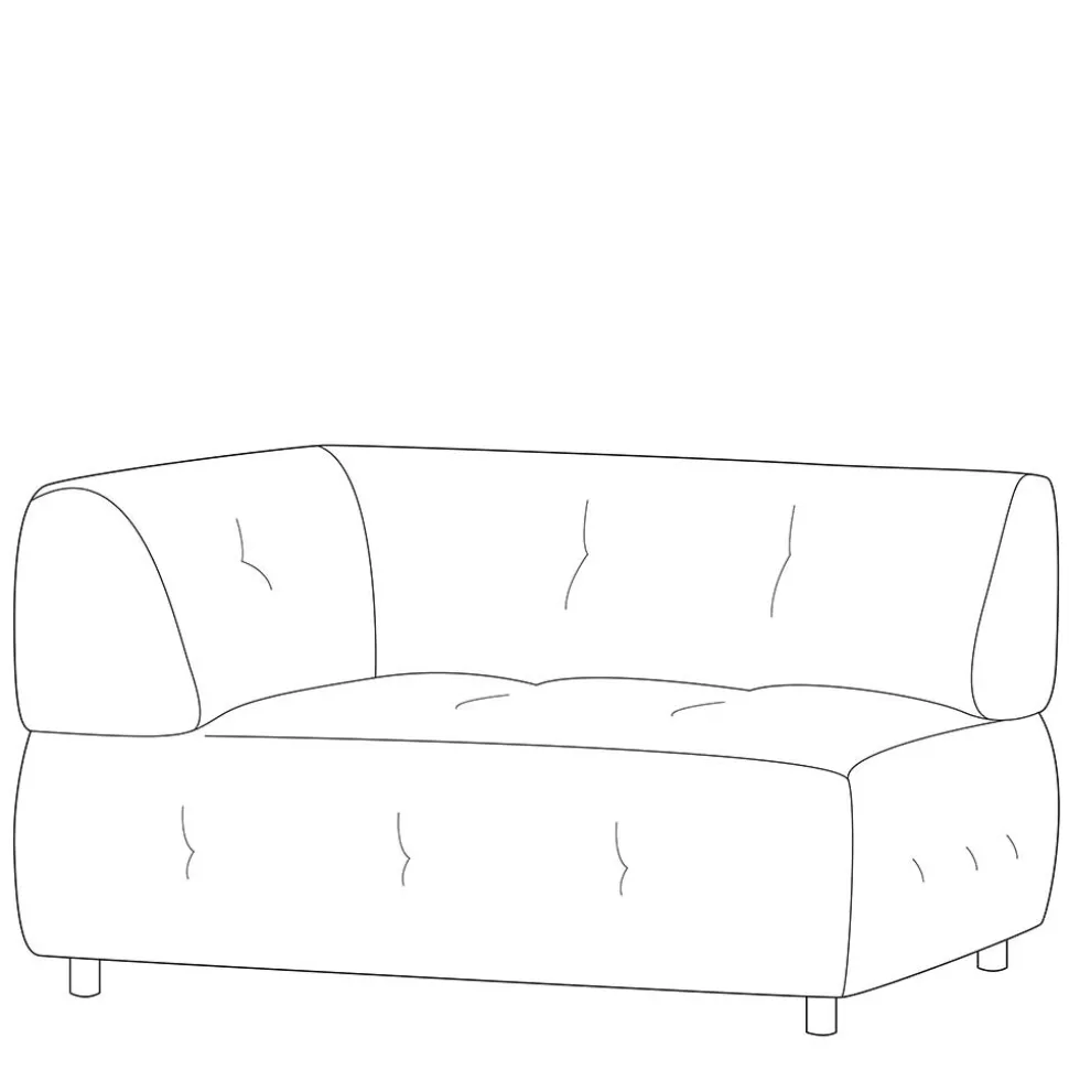 Modul Couchelement in Blassgrün Chenille - Montreal