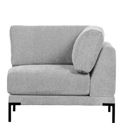 Modulares Sofa Eckelement in Hellgrau - Horedion