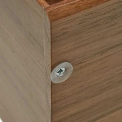 Modulregal in Nussbaum Furnier - Abelle (neunteilig)