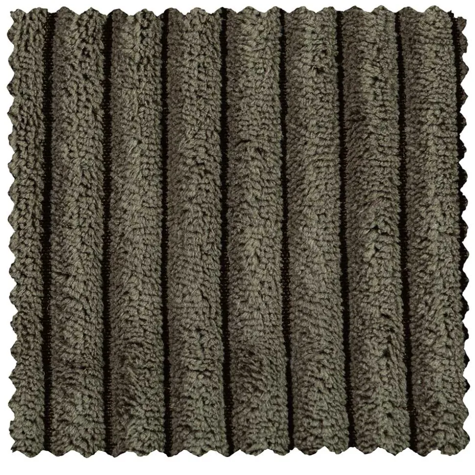 Modulsofa Hocker in Blassgrün Cord - Praggio