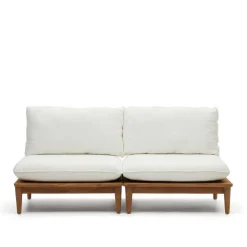 Modulsofa Teak aus zwei Elementen - Palm