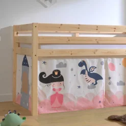 Märchen Hochbett aus Kiefernholz - Stipendia