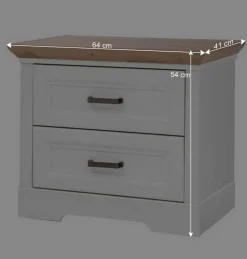 Nachtkommode im Modern Country Style - Maggio