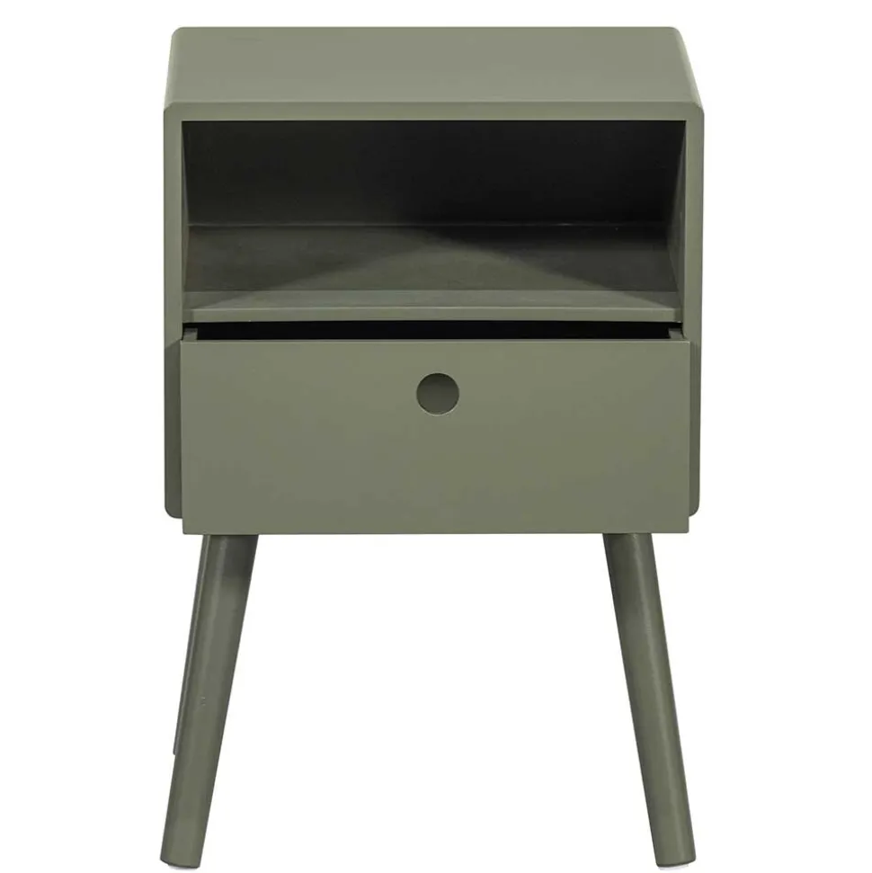 Nachtkommode in Dunkelgrün - Joi