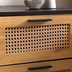 Nachtkommode in Natur und Schwarz - Around