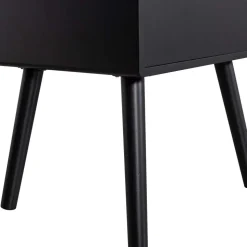 Nachtkommode in Schwarz - Borkata