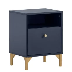 Nachtkommode mit Fach und Schublade - Inbano