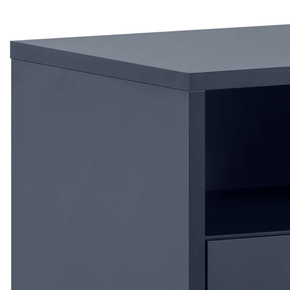 Nachtkommode mit Fach und Schublade - Inbano