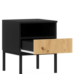 Nachtkommode mit Fach und Schublade - Cavan