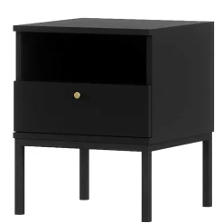 Nachtkommode mit Fach und Schublade - Groot