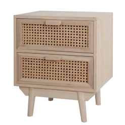 Nachtkommode mit Wiener Geflecht - Oncinasa